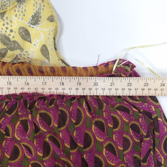 NWT ZARA Halter Neck Multicolored Printed Top Metallic Layer 7720/025 Size XL - Picture 10 of 14